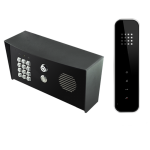 AES SLIM-HF-IMPK-PED Slim Hardwired Audio Imperial Kit with keypad Black